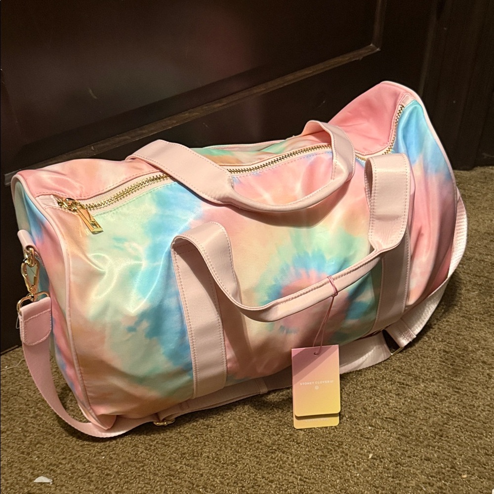 NWT Stoney Clover Lane x Target Pastel Tie-Dye Travel Duffel Bag - Pink